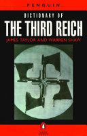Copertina  The Penguin dictionary of the Third Reich