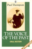 Copertina  The voice of the past : oral history
