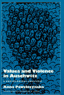 Copertina  Values and violence in Auschwitz : a sociological analysis
