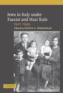 Copertina  Jews in Italy under fascist and nazi rule, 1922-1945