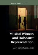 Copertina  Musical witness and holocaust representation