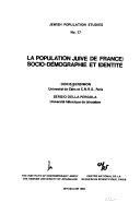 Copertina  La population juive de France : socio-demographie et identite