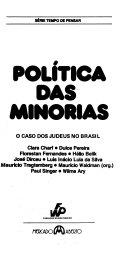 Copertina  Politica das minorias : o caso dos judeus no Brasil