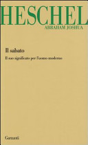 Copertina  Il sabato : il suo significato per l'uomo moderno
