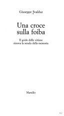 Copertina  Una croce sulla foiba : il grido delle vittime ritrova la strada della memoria