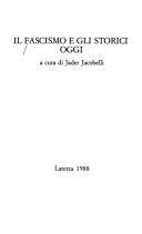 Copertina  Il fascismo e gli storici oggi