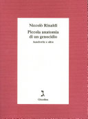 Copertina  Piccola anatomia di un genocidio : Auschwitz e oltre